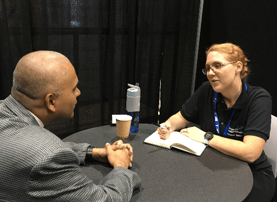 Chatting with fellow PMPs