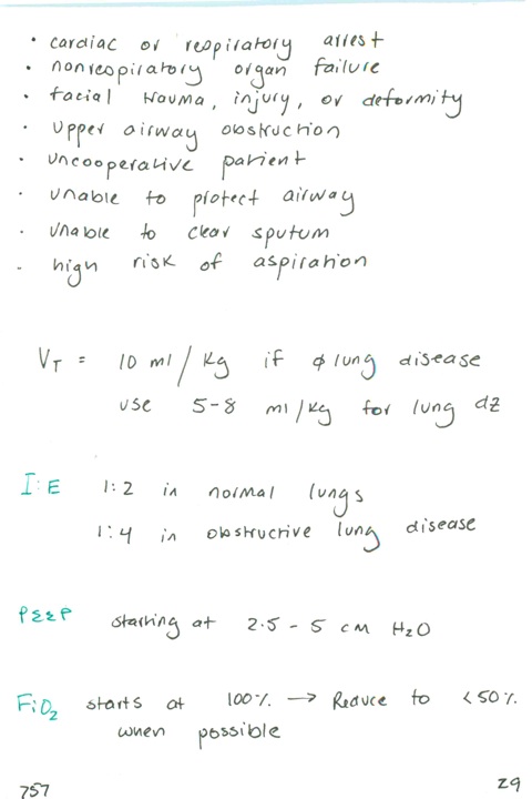 757. Contraindications to NIPPV / Selecting Vt in healthy lungs vs ...