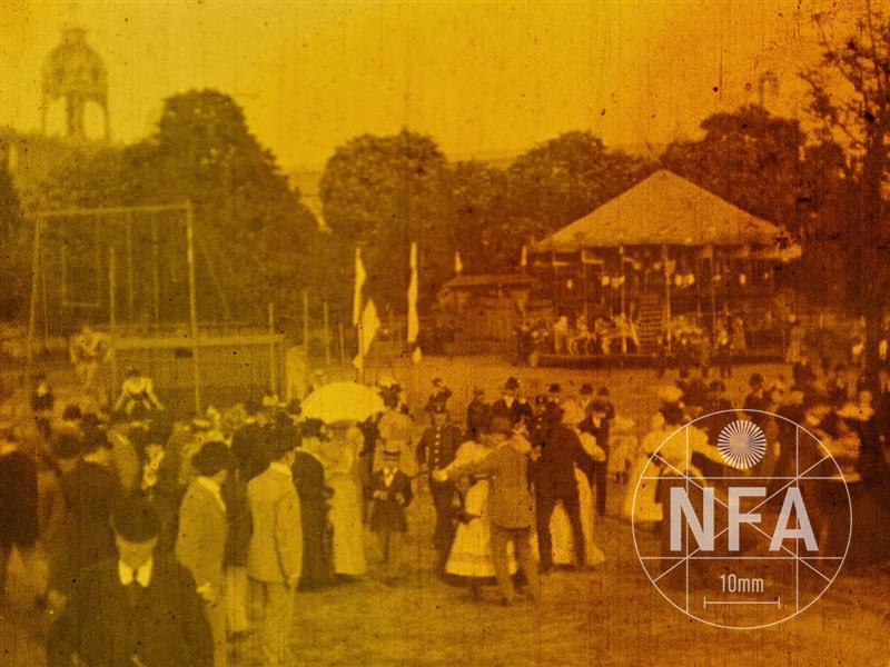 Svatojanská pout v ceskoslovanské vesnici