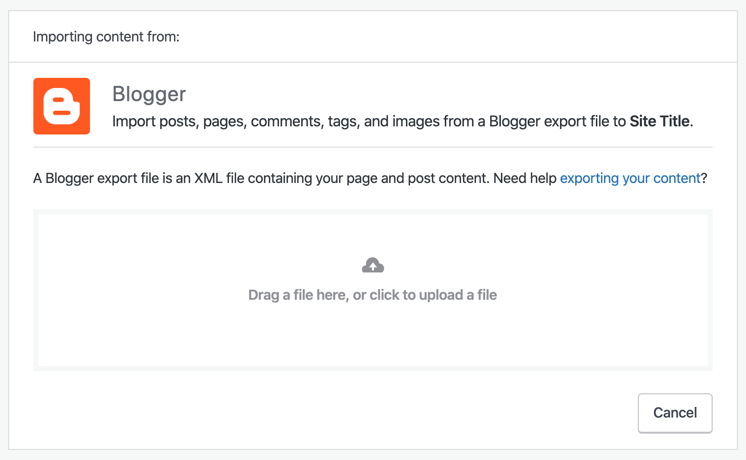 Go to the blog page. Import From Blogger Wordpress Com Support