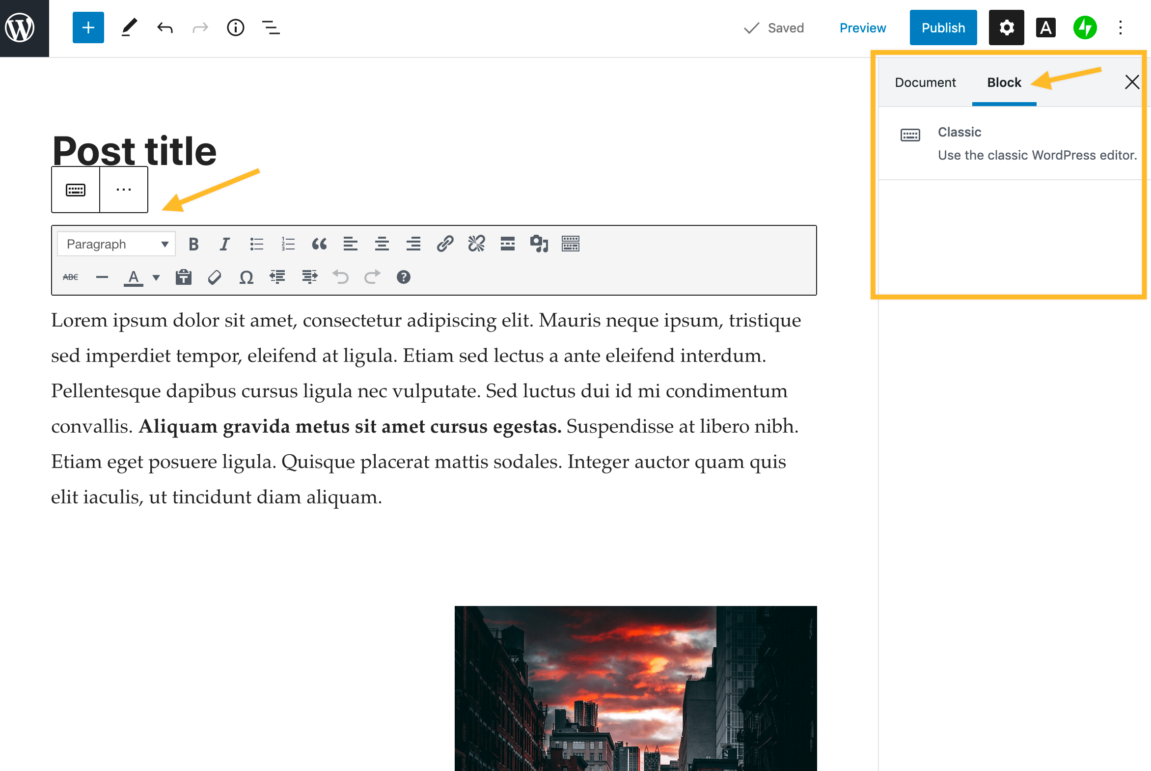 Install the classic editor plugin · log into your wordpress dashboard. Converting From The Classic To The Block Editor Wordpress Com Support
