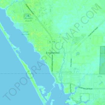 Map Of Englewood Fl 34223 Thumbnail 