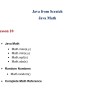 Learn Java Math (Session 10) PDF - Connect 4 Techs