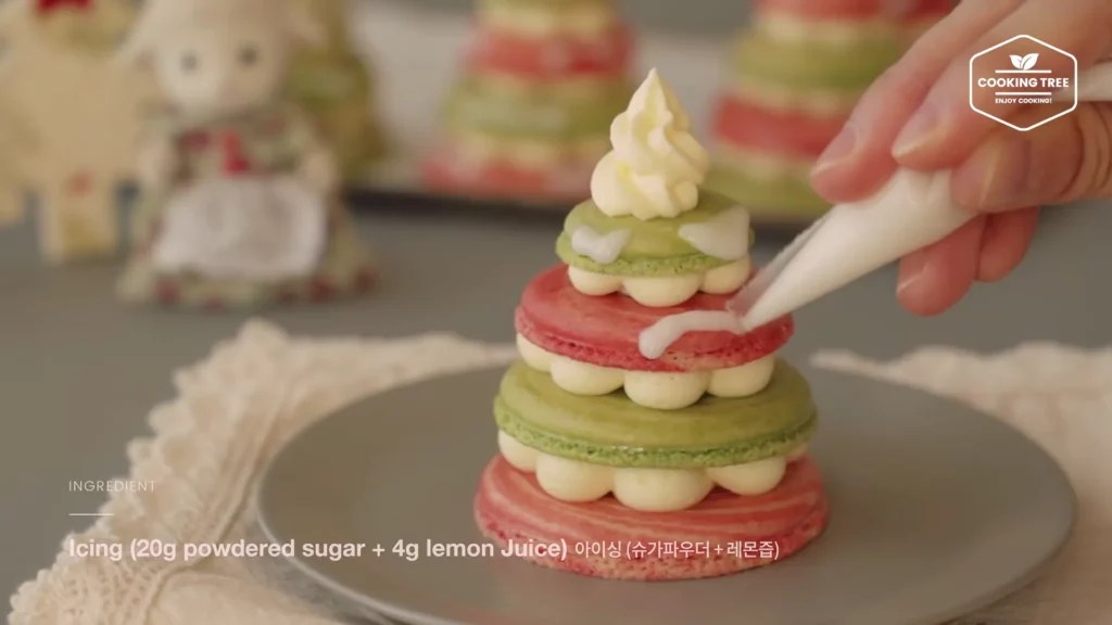 Christmas Tree Macarons Recipe Cooking tree