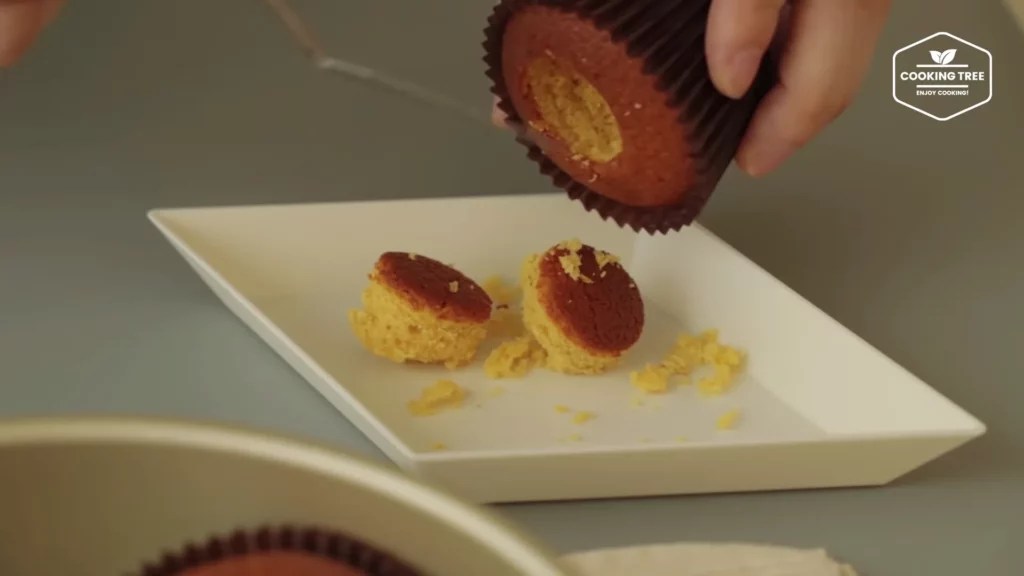 Pumpkin Castella Cupcake Recipe Cooking tree