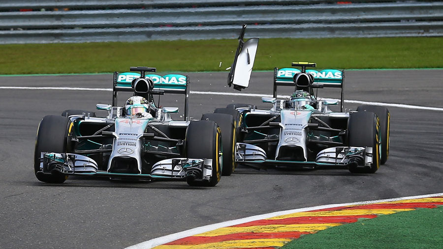 Fia Has No Plans To Investigate Spa Clash Mercedes