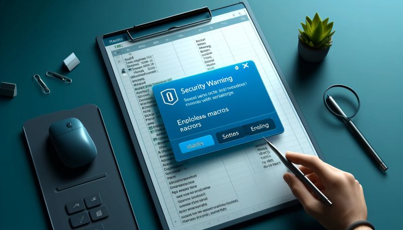 How To Resolve Security Warnings In Excel Macro Files It Trip - City Illustration Collection - Retina Quality