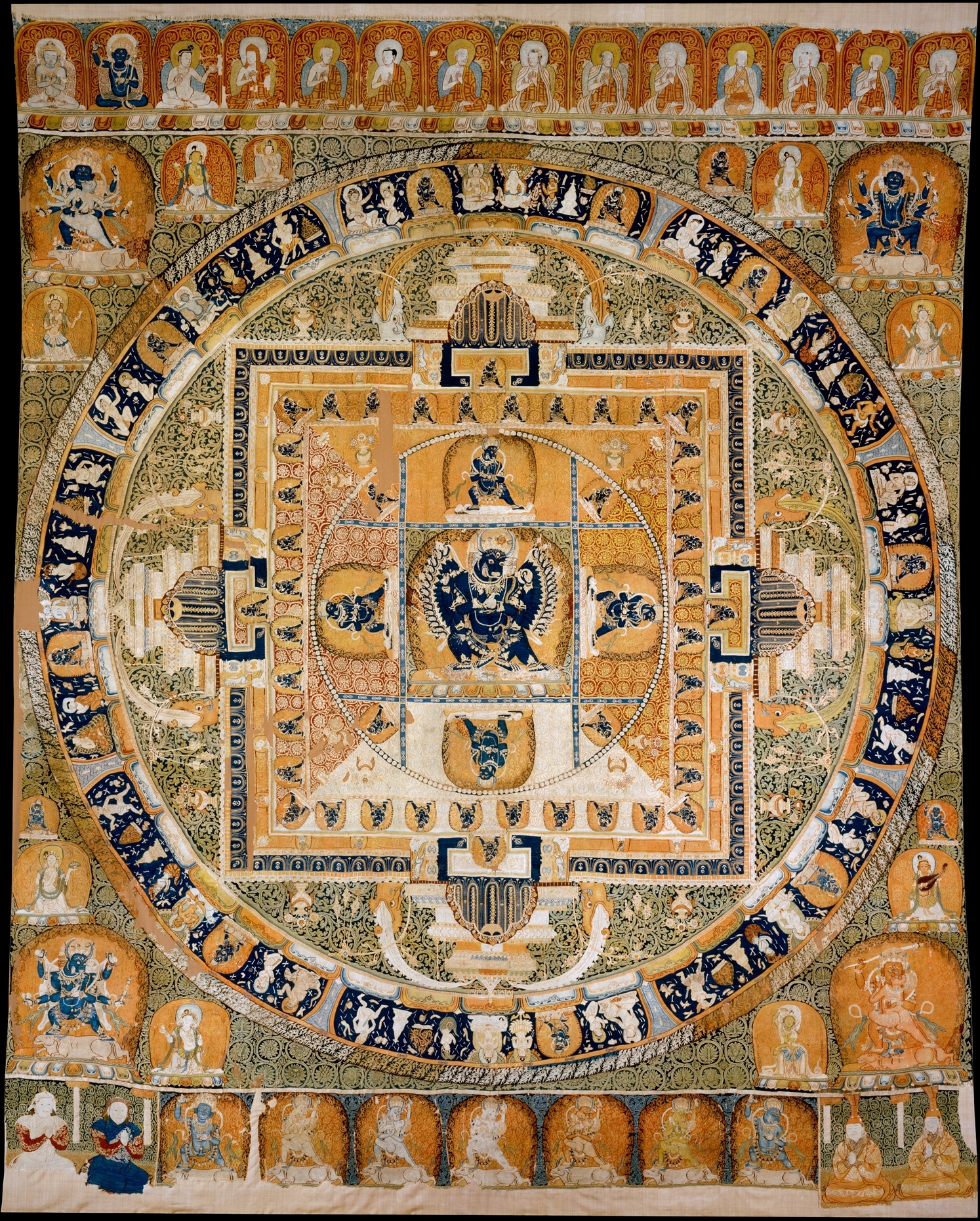 Vajrabhairava Mandala: A Masterpiece of Sumptuousness and Myths