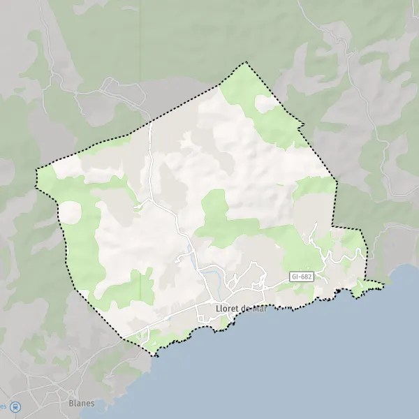 Map lloret de mar: map of lloret de mar (17300) and practical information