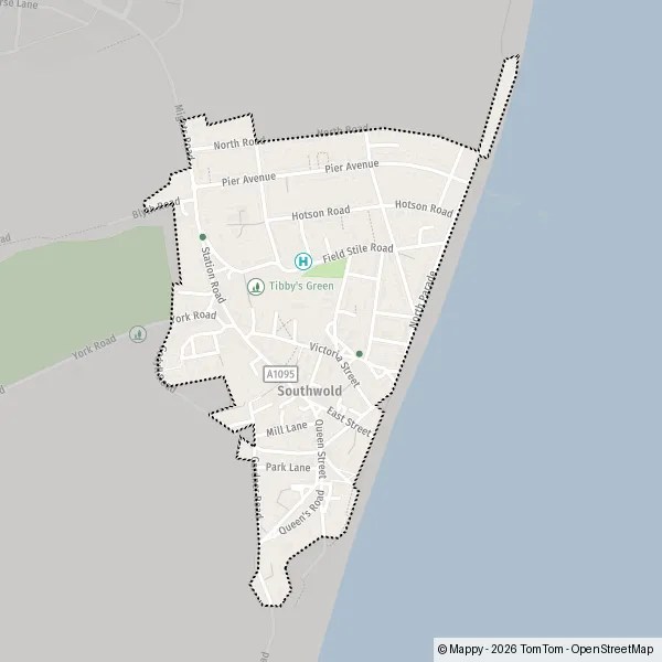 Map Southwold Map Of Southwold IP18 6 And Practical Information Ip18 6 Southwold