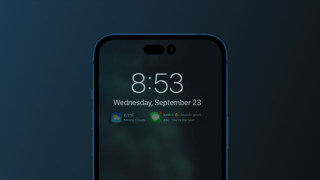 Always-On display feature