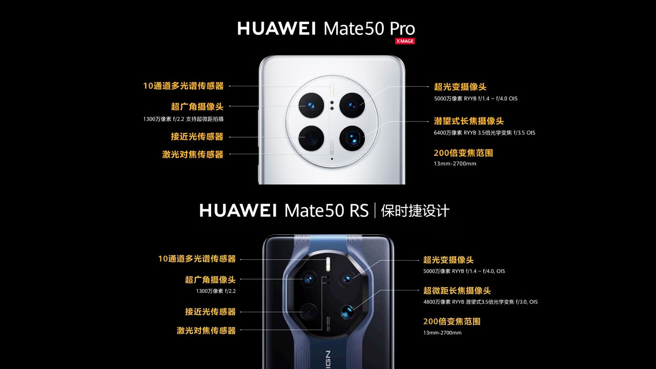 Huawei Mate 50 Pro and RS