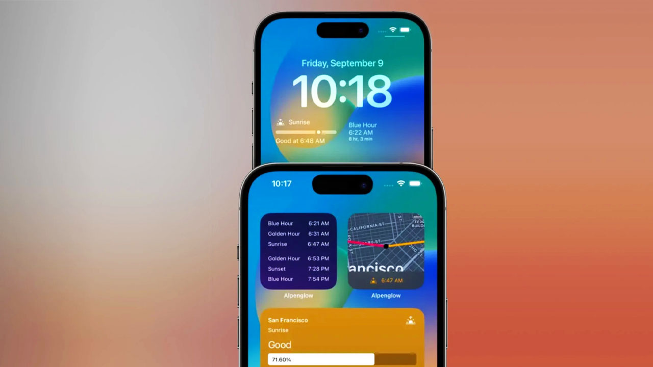 iOS 16 lock screen weather widget