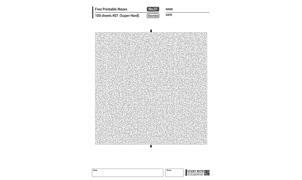 super hard free printable mazes for kids 100 sheets 07 free printable worksheets study with