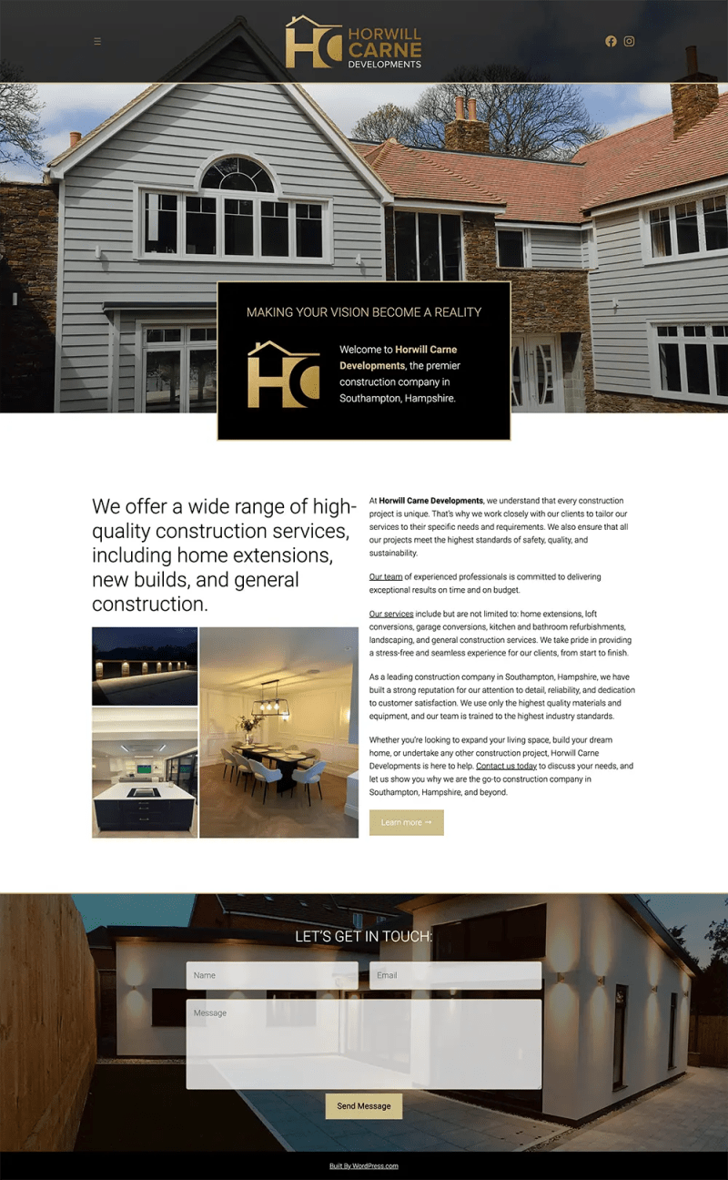 Built By Wordpress Com Express Website Design Service Wordpress Com - Modern Ocean Image - Full HD