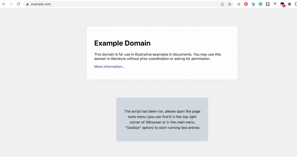 Script API Examples XBrowser Image 