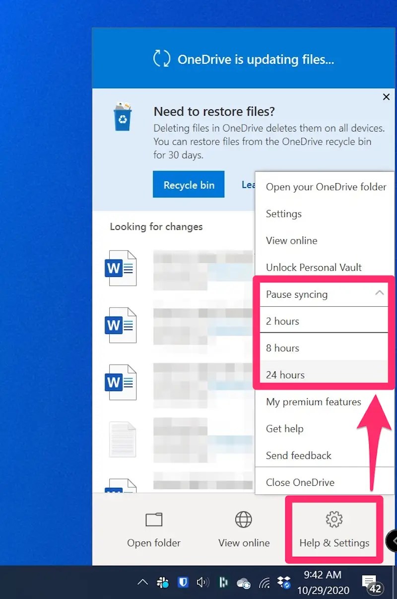 How To Stop Onedrive Synching