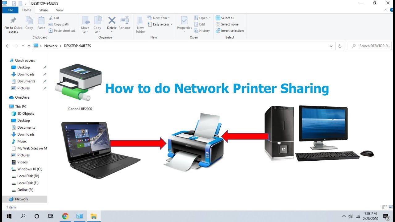 How To Share A Printer In Network