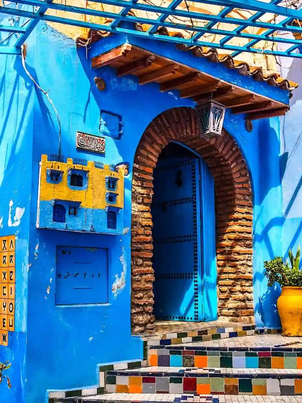 blue city Chefchaouen during trip from Marrakech