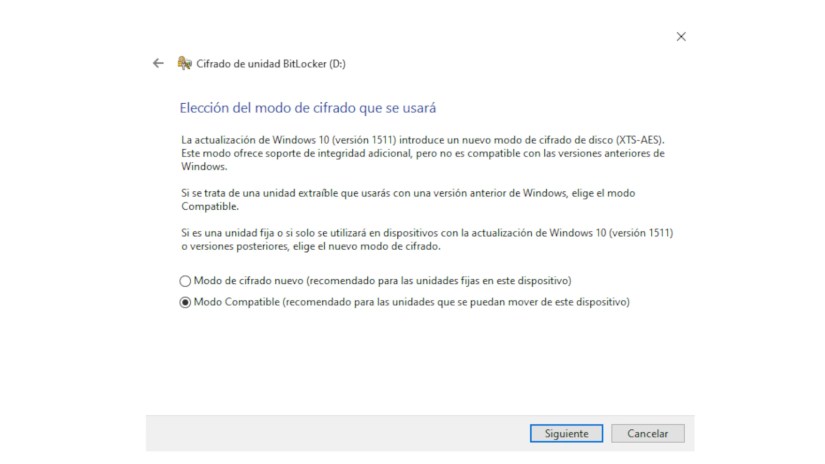 Cifrar dispositivos USB con Bitlocker