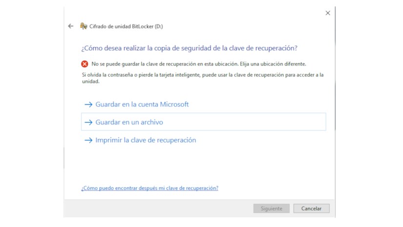 Cifrar dispositivos USB con Bitlocker