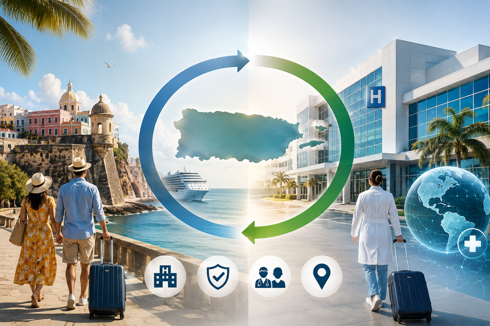 Turismo y sanidad en Puerto Rico: relación entre visitantes y asistencia sanitaria