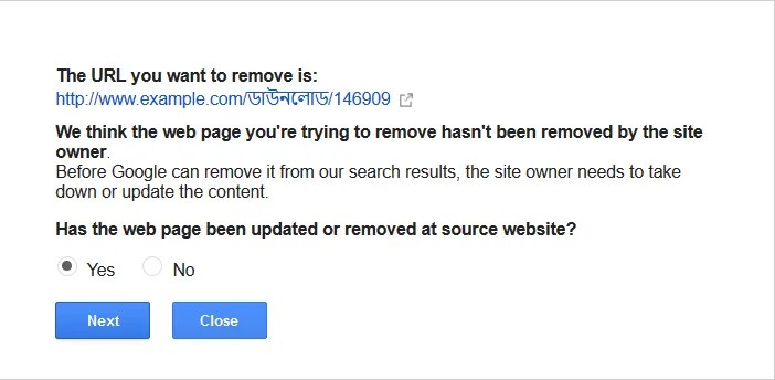 How to Remove URLs From Google