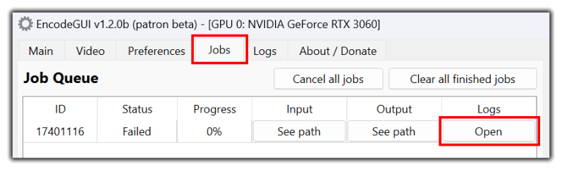 Gui When Editing A Job Errors Are Not Clearly Shown Issue 5000 - Best Geometric Illustrations in HD