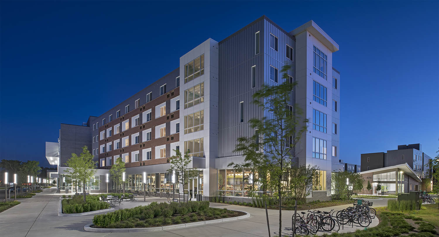 Ridged coffee mug + handcrafted ceramic mug made in wisconsin. Michigan State University Student Housing - Encore Architects