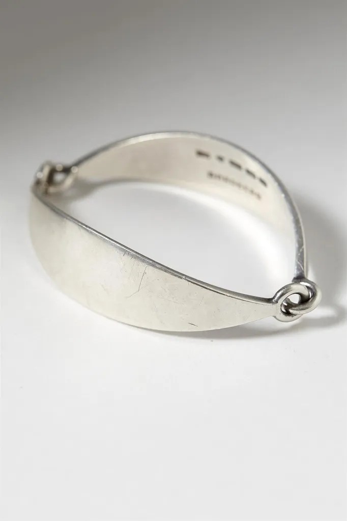 Silver ring designed by Bertel Gardeberg