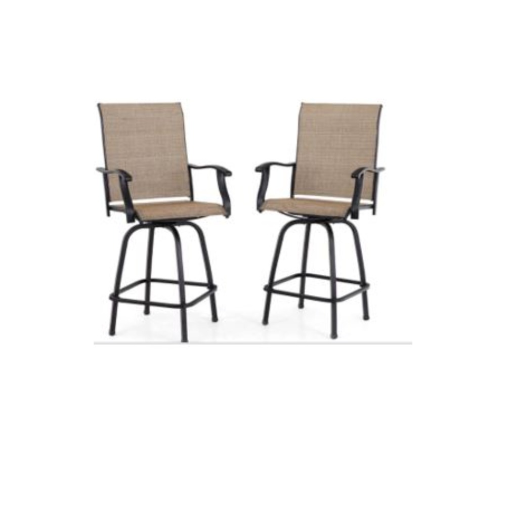 Patio Swivel Bar Stools Outdoor for the Patio or Deck