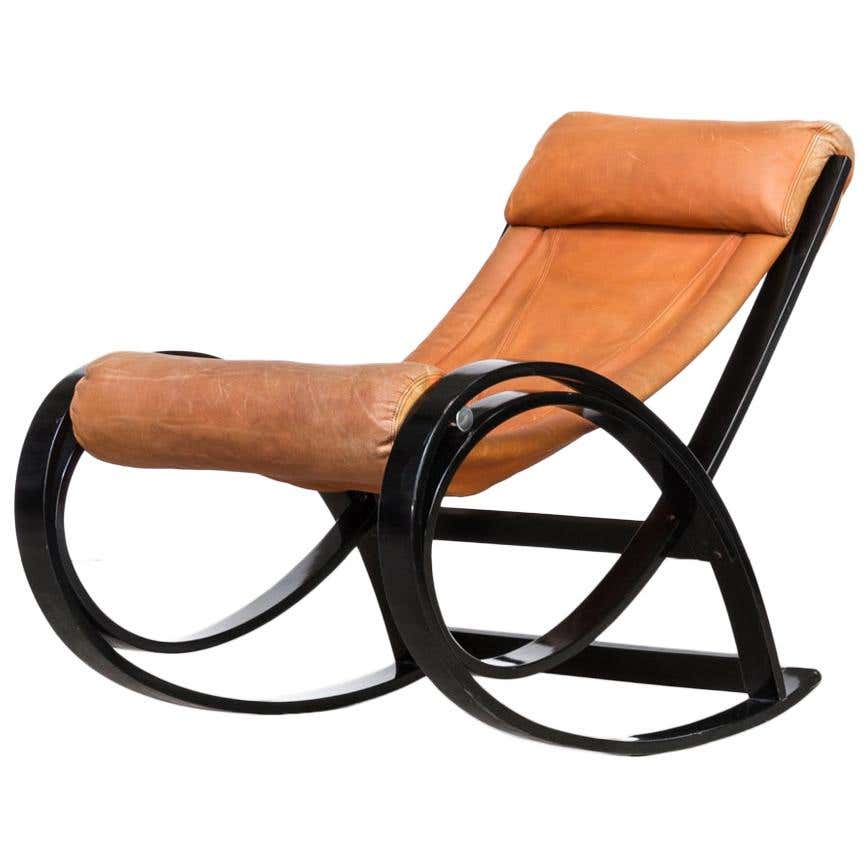 ‘Sgarsul’ Rocking Chair for Poltronova by Gae Aulenti