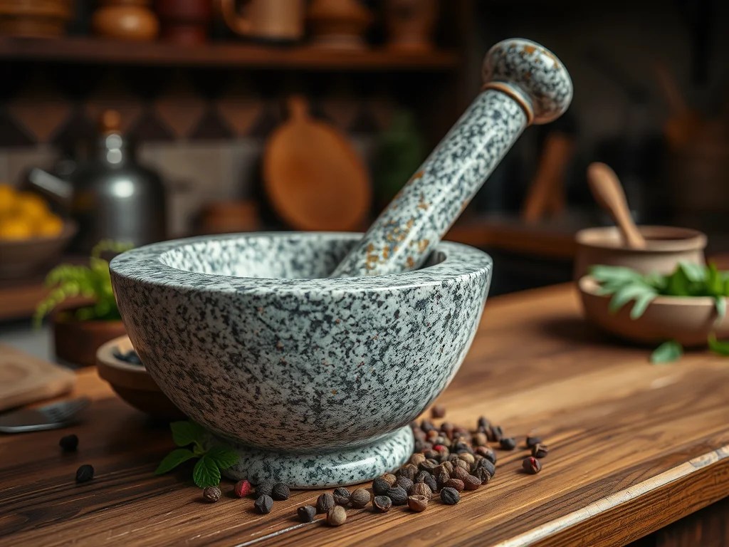 Mortar and pestle uses the kitchen essential