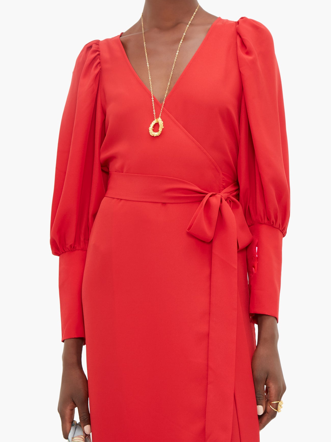 Aspen Long Sleeve V Neck Dress Endource