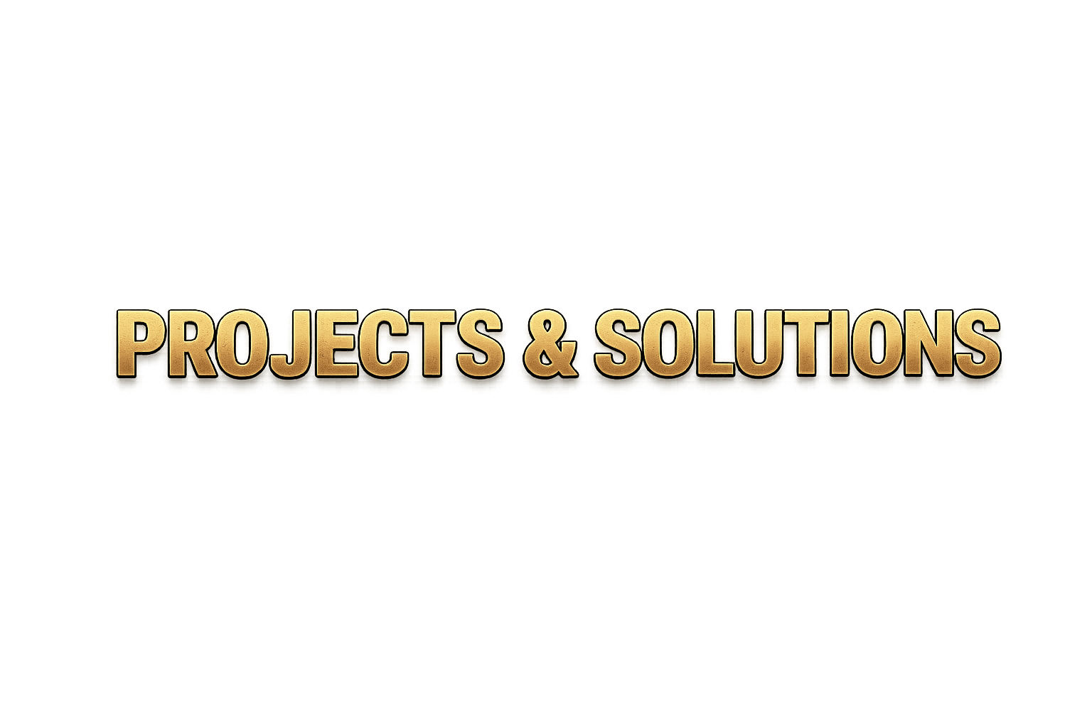 projects & solutions header