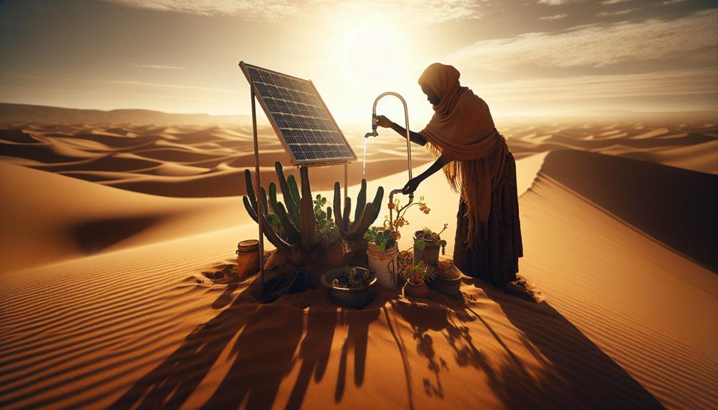 Desert survival techniques and water sourcing