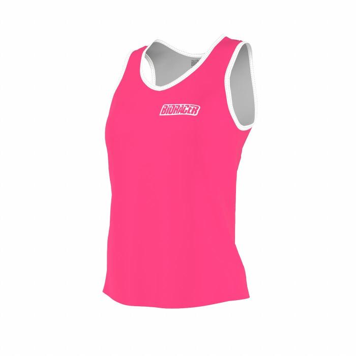 Bioracer Pink  Reflective Athletics Singlets Women - Image 3