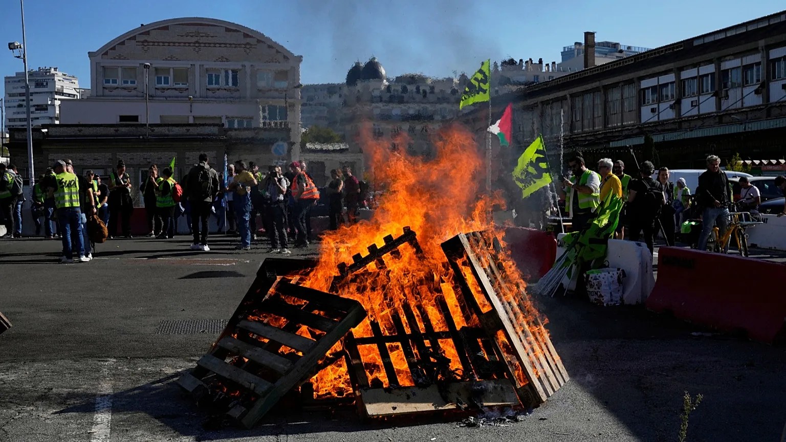 France Faces Energy Production Cuts As Workers Protest Nationwide Over Budget Cuts