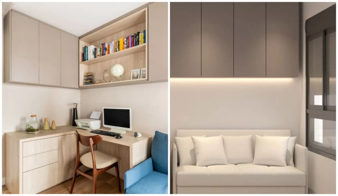 Quarto de Hóspedes Transformado: Como Integrar Escritório e Aconchego em um Único Espaço