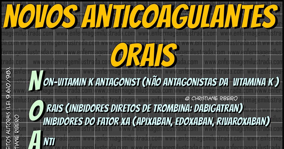 Novos Anticoagulantes Orais (NOACs)