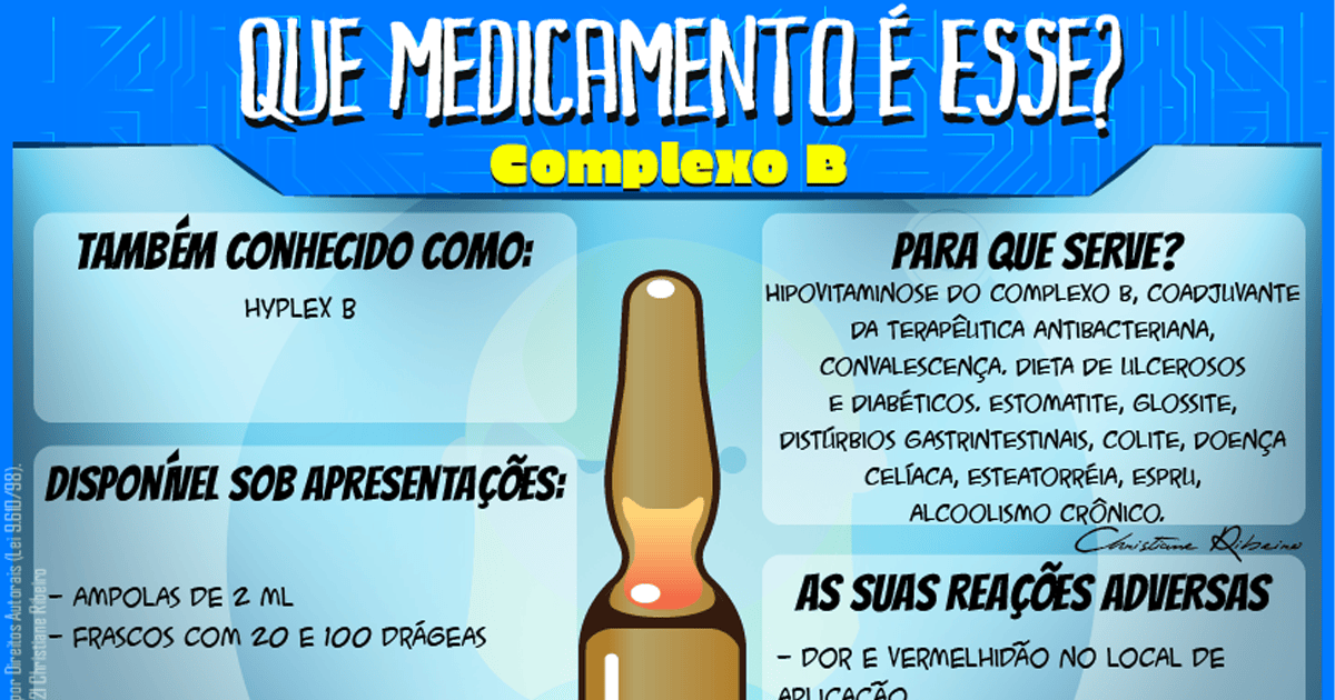 Que Medicamento é Esse?: Complexo B
