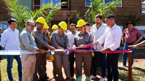 Inauguraron el nuevo Centro Tecnológico de la Madera en Salto Encantado