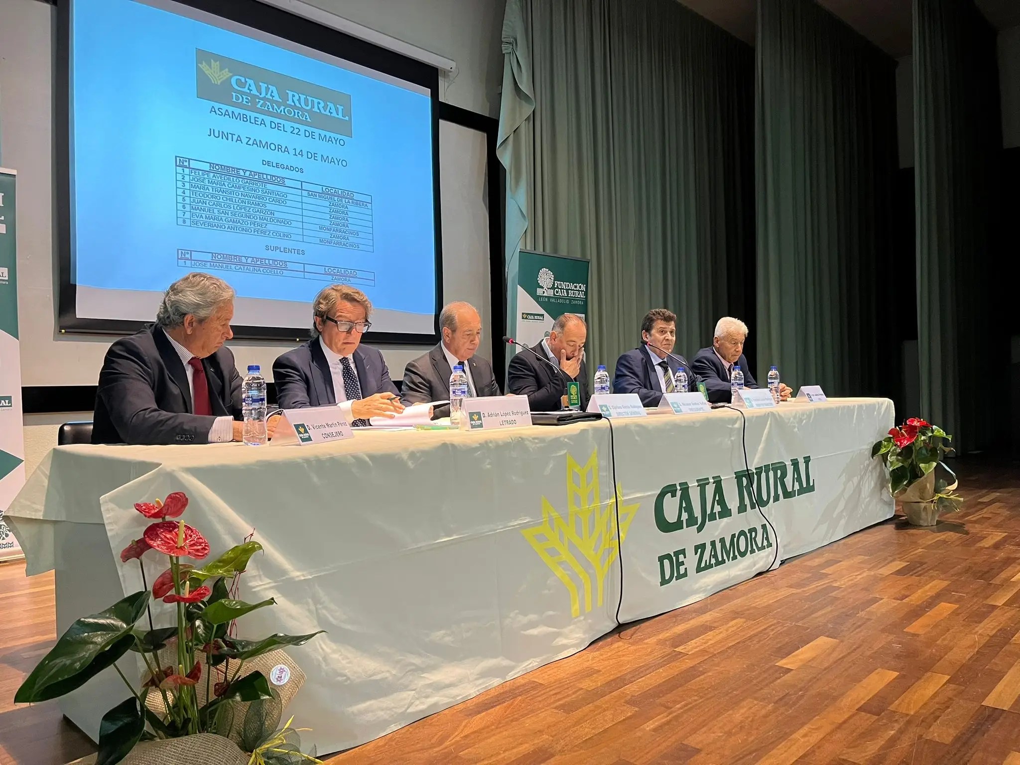 Junta preparatoria de Caja Rural, en Zamora.