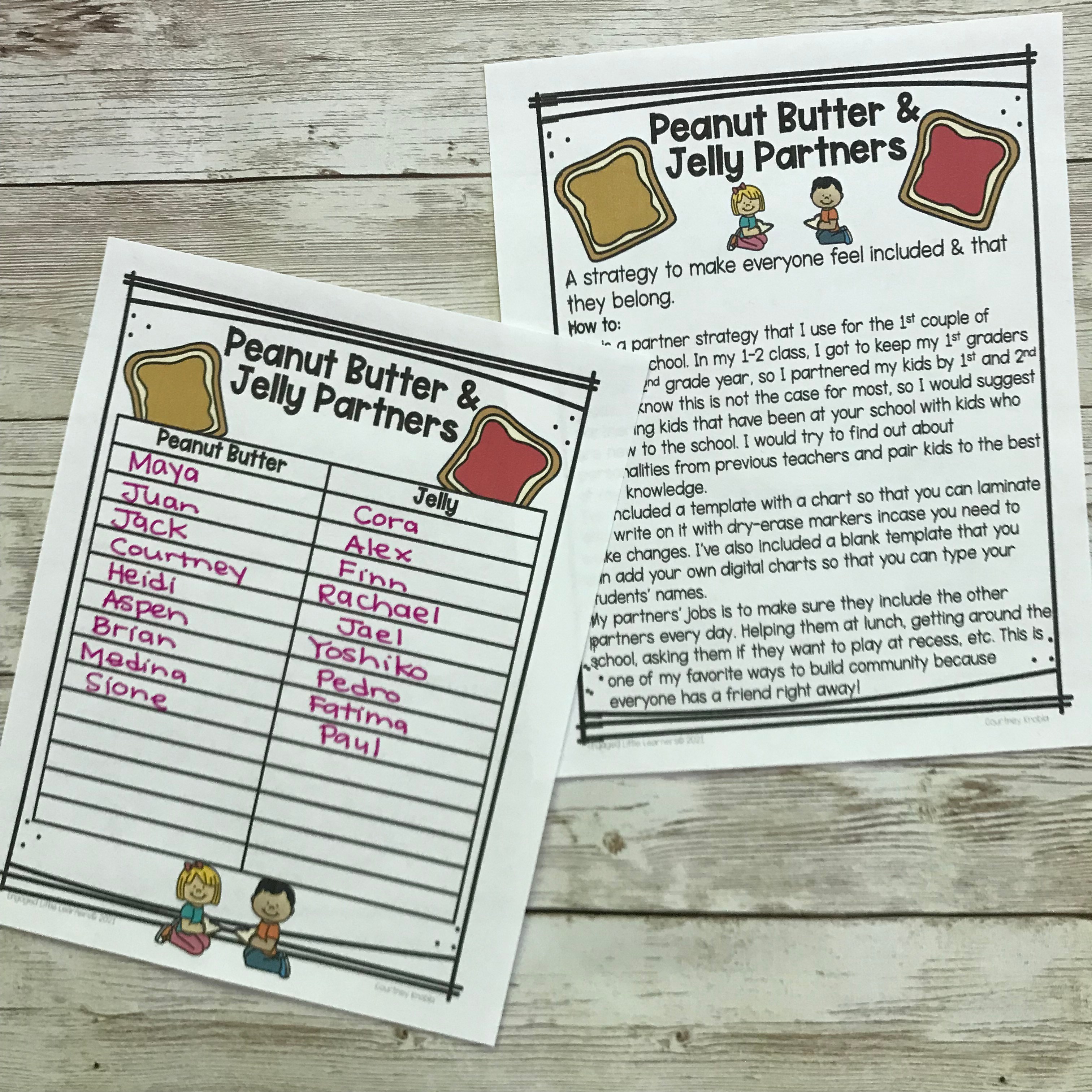 build classroom community activity 5