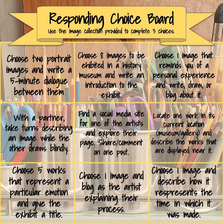 19 Choice Board Templates For 2019 Engageducate