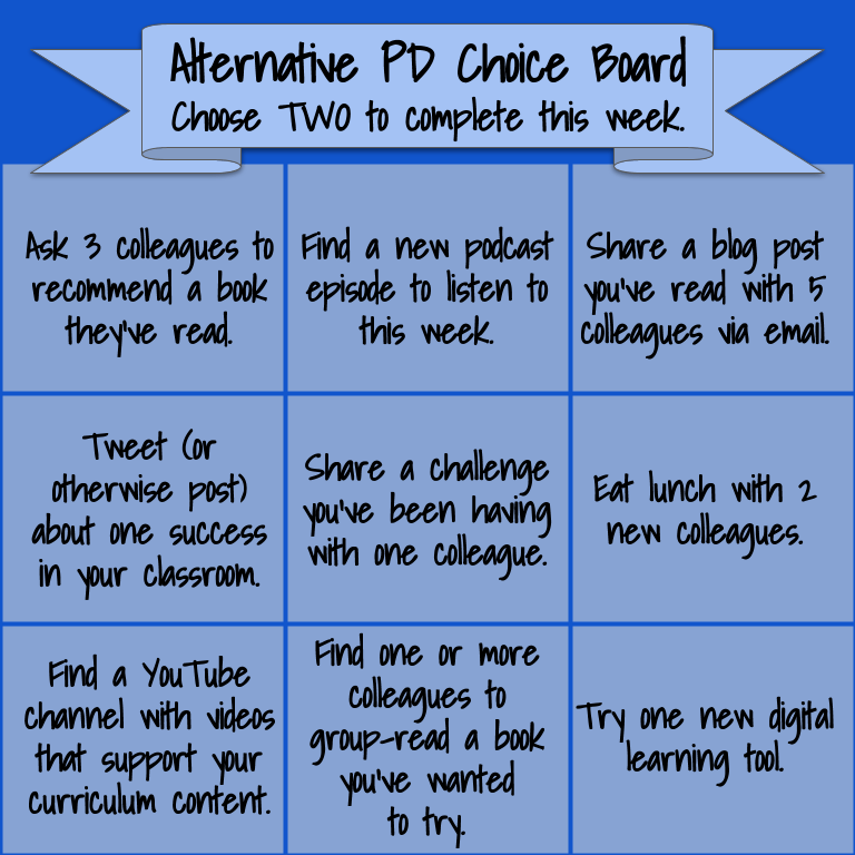 19 Choice Board Templates For 2019 Engageducate