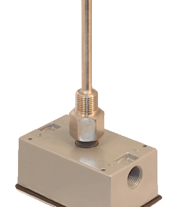 10,000 Ohm Thermistor (Type II), Immersion, Welded Well, 4", NEMA 3R Enclosure