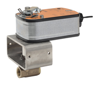 B2050VS-02+LF24-S US Ball Valve,0.5" ,2 Way,2Cv,w/ Spring Return,24V,On/Off,SW