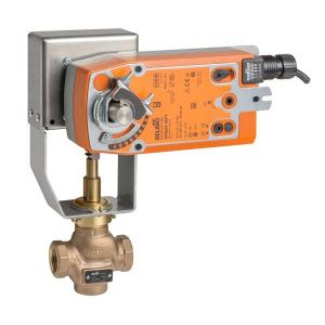 G240B-N+NFX24-MFT-X1 Globe Valve,1.5",2 Way,28 Cv,w/ Spring Return,24V,MFT