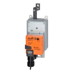 AHB24-SR-100 Damper Actuator, 101 lbf [450 N], Non fail-safe, AC/DC24V, DC2...10V, cable